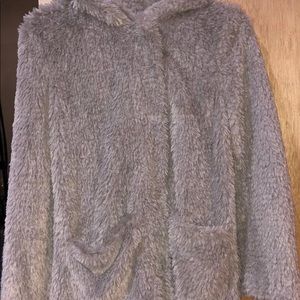 Kenneth Cole Faux Fur Teddy Jacket